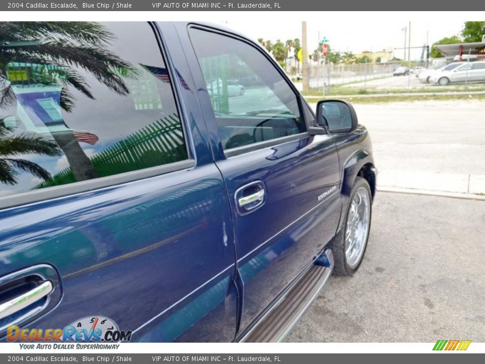 2004 Cadillac Escalade Blue Chip / Shale Photo #13