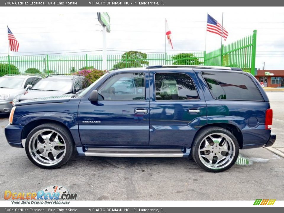 2004 Cadillac Escalade Blue Chip / Shale Photo #24