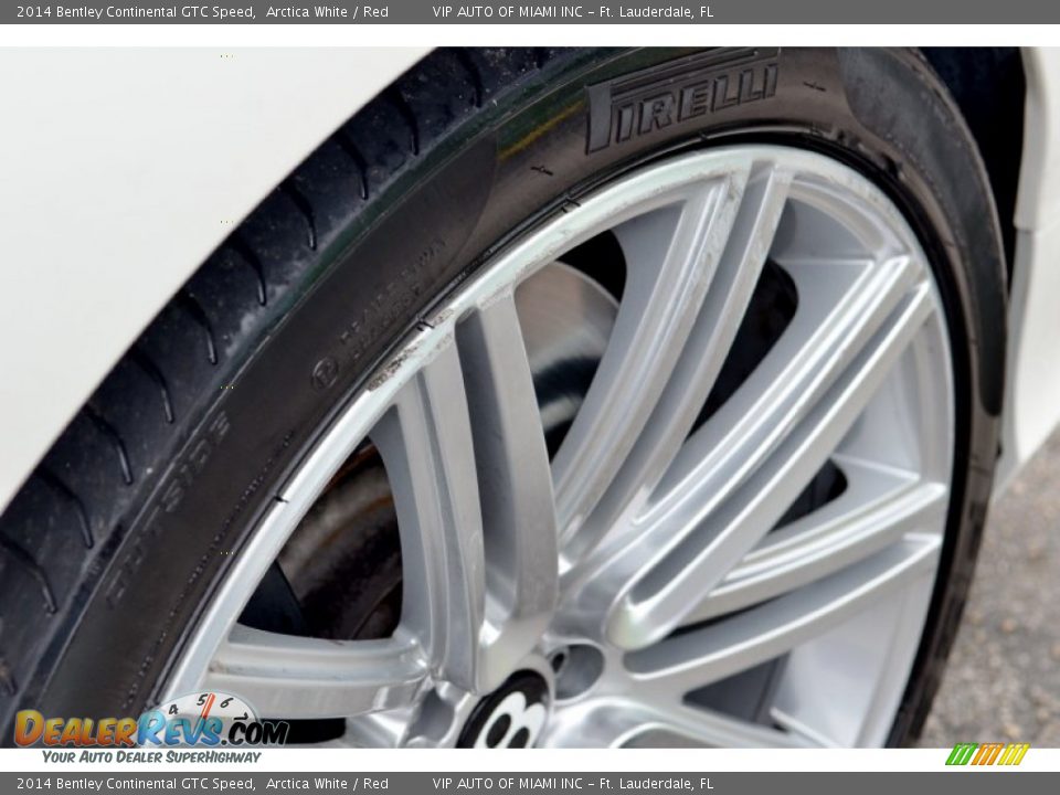 2014 Bentley Continental GTC Speed Arctica White / Red Photo #13