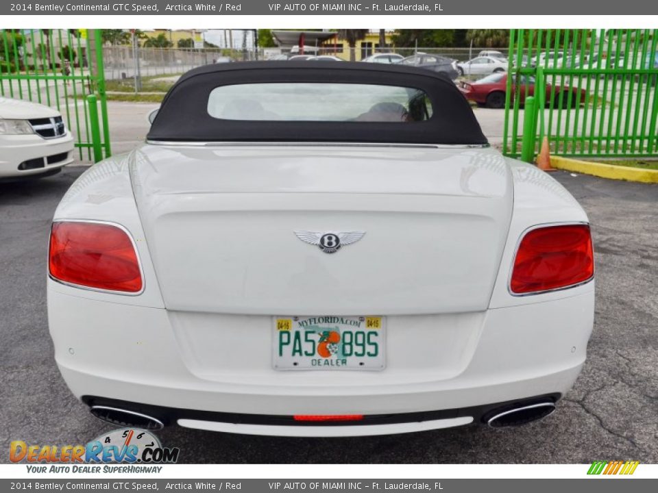 2014 Bentley Continental GTC Speed Arctica White / Red Photo #20