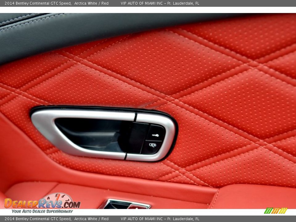 2014 Bentley Continental GTC Speed Arctica White / Red Photo #26