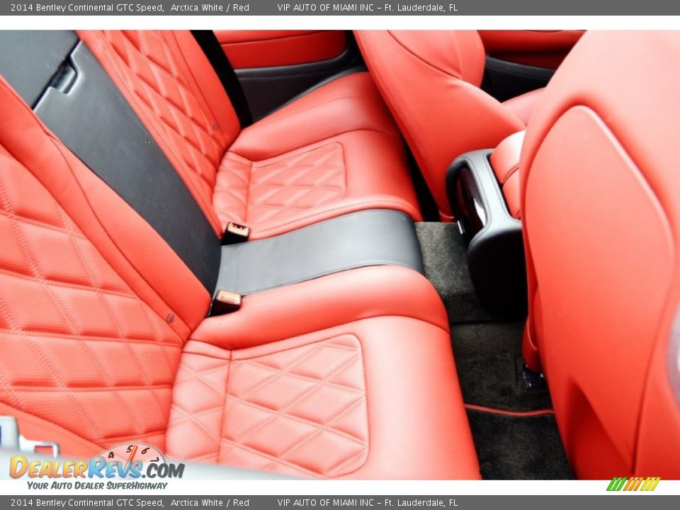2014 Bentley Continental GTC Speed Arctica White / Red Photo #32