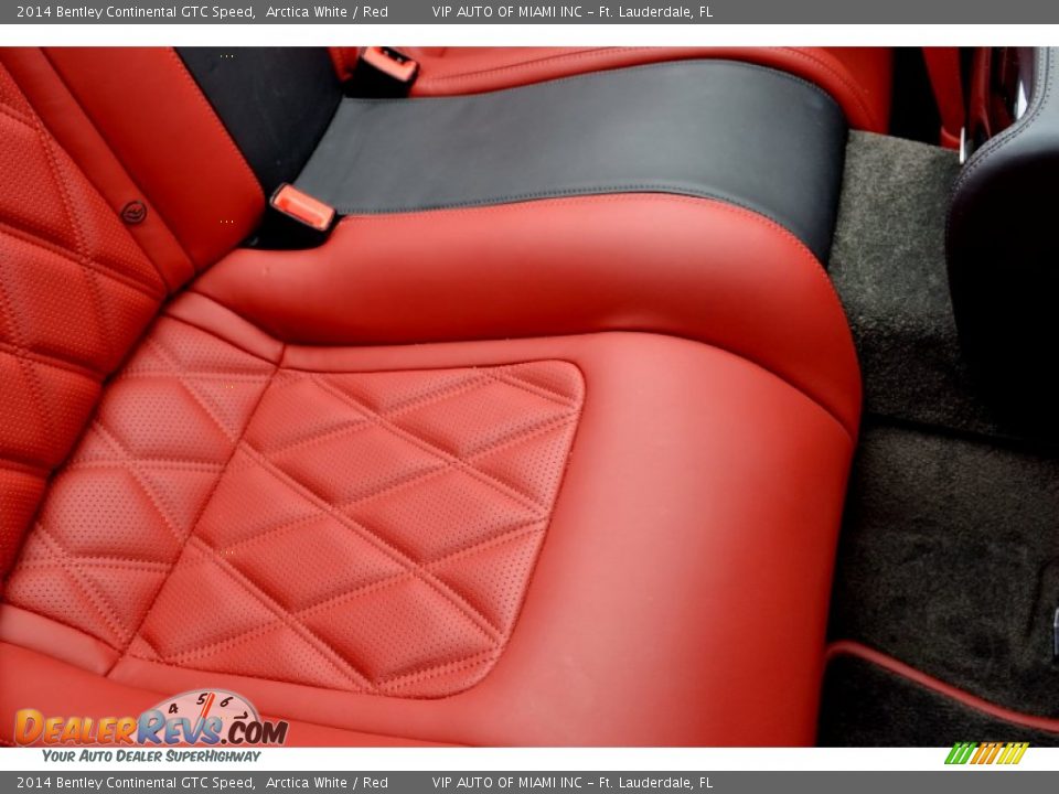 2014 Bentley Continental GTC Speed Arctica White / Red Photo #35