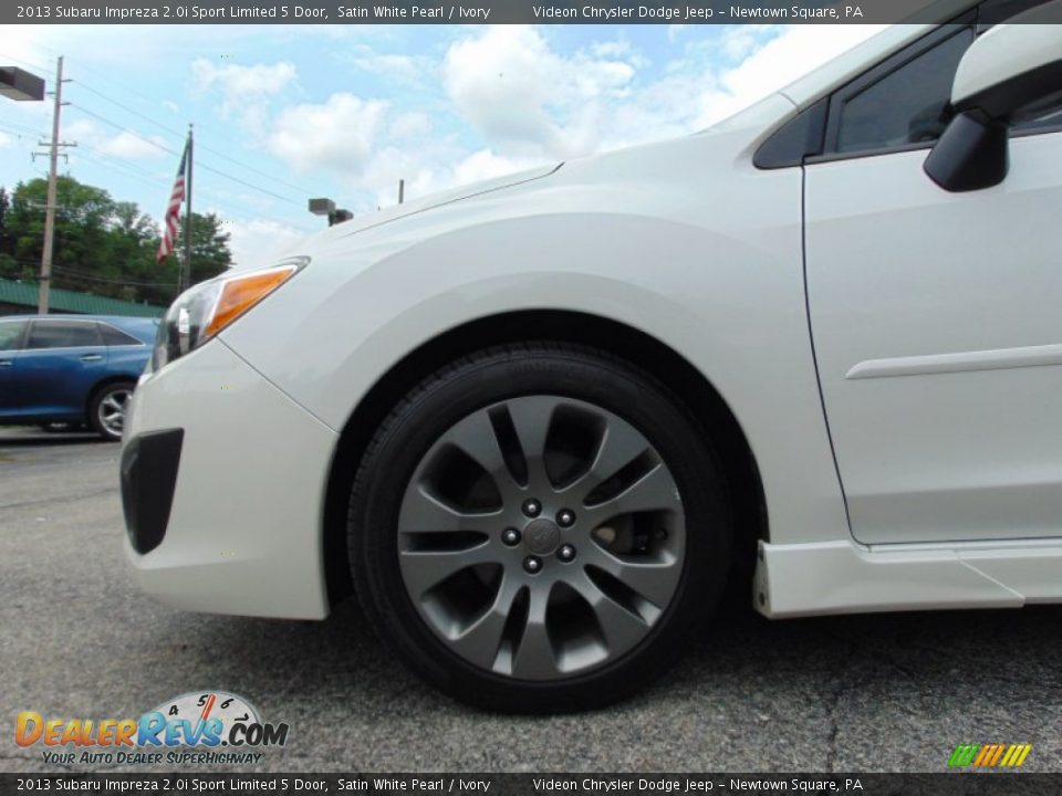 2013 Subaru Impreza 2.0i Sport Limited 5 Door Satin White Pearl / Ivory Photo #11