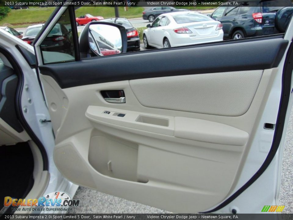 2013 Subaru Impreza 2.0i Sport Limited 5 Door Satin White Pearl / Ivory Photo #17