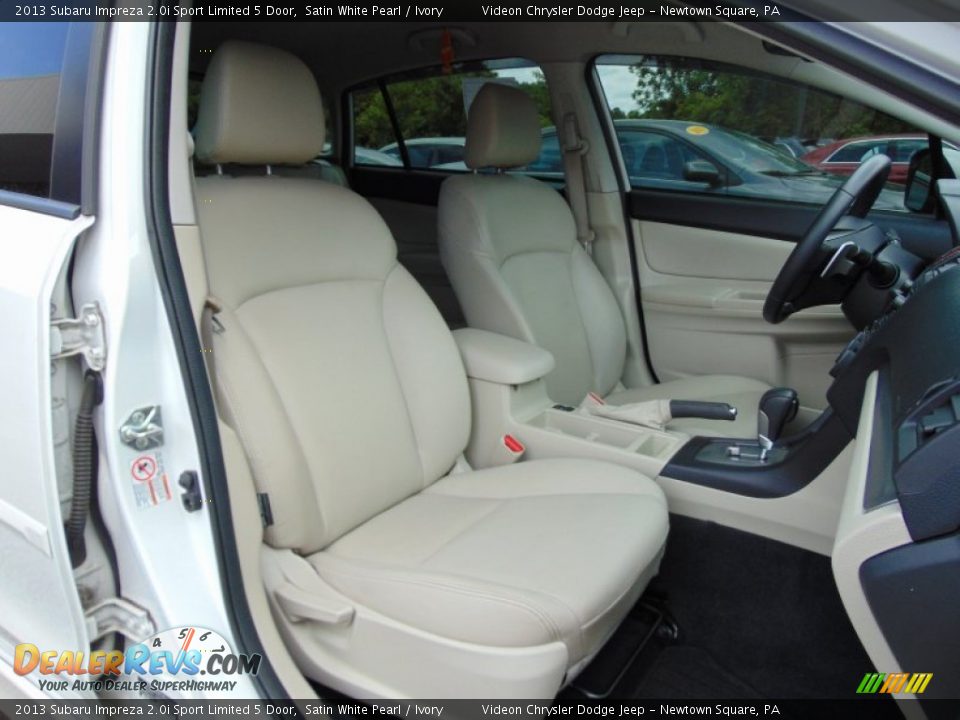 2013 Subaru Impreza 2.0i Sport Limited 5 Door Satin White Pearl / Ivory Photo #19