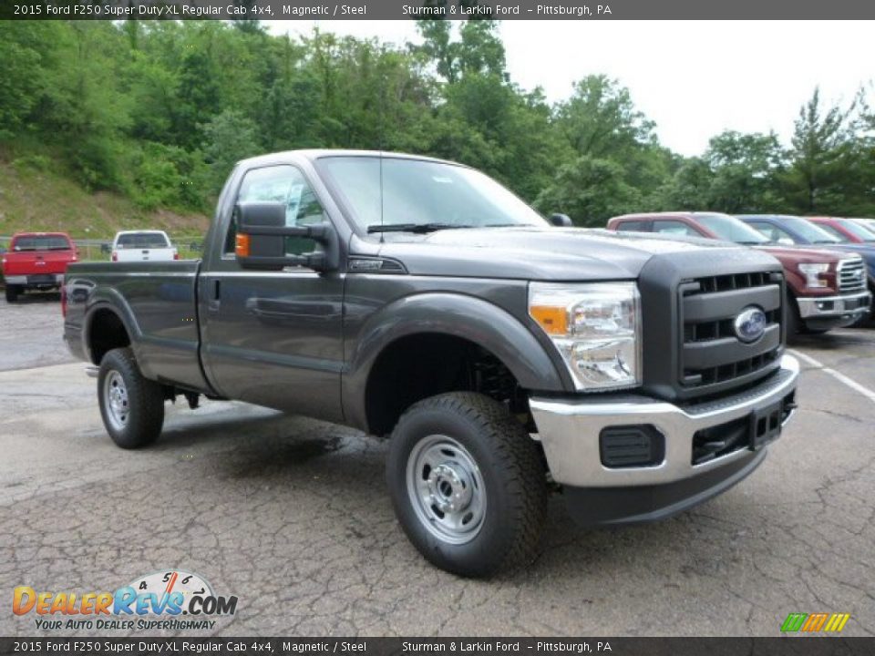 2015 Ford F250 Super Duty XL Regular Cab 4x4 Magnetic / Steel Photo #1