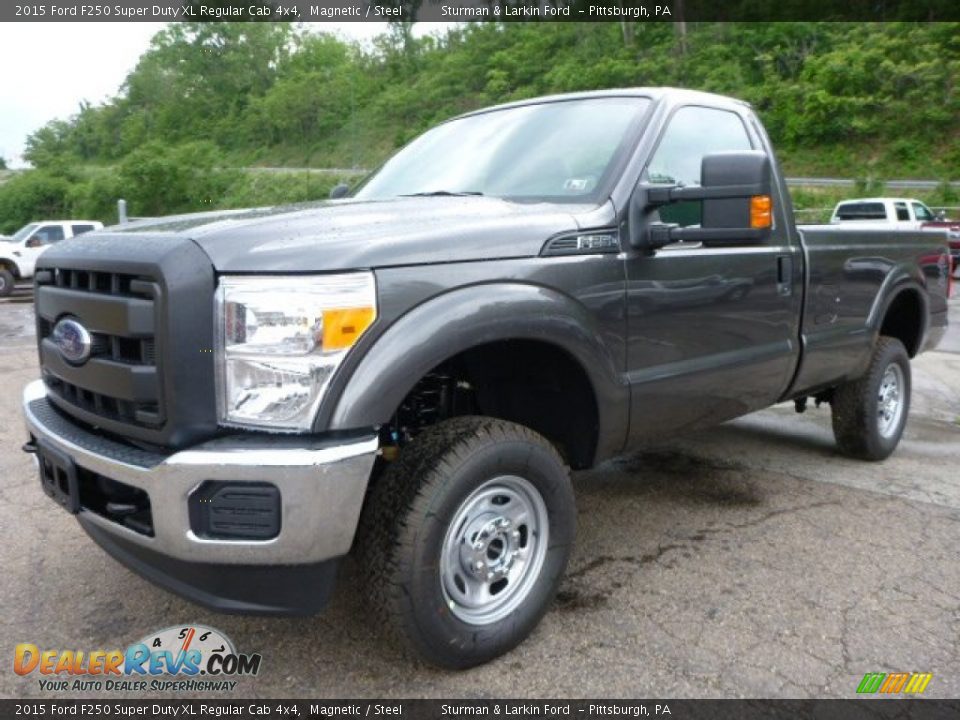 2015 Ford F250 Super Duty XL Regular Cab 4x4 Magnetic / Steel Photo #6