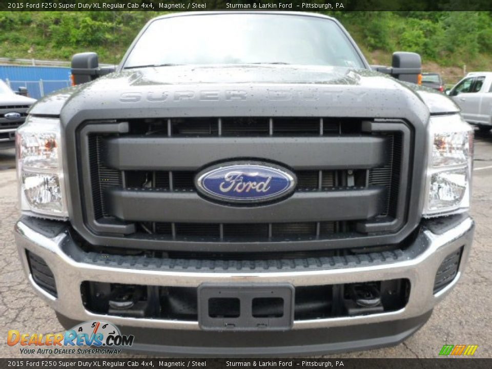 2015 Ford F250 Super Duty XL Regular Cab 4x4 Magnetic / Steel Photo #7