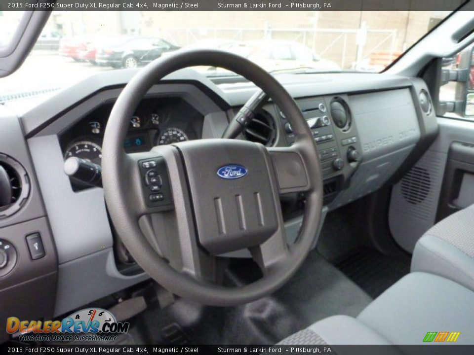 2015 Ford F250 Super Duty XL Regular Cab 4x4 Magnetic / Steel Photo #11