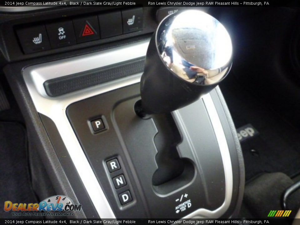 2014 Jeep Compass Latitude 4x4 Black / Dark Slate Gray/Light Pebble Photo #15
