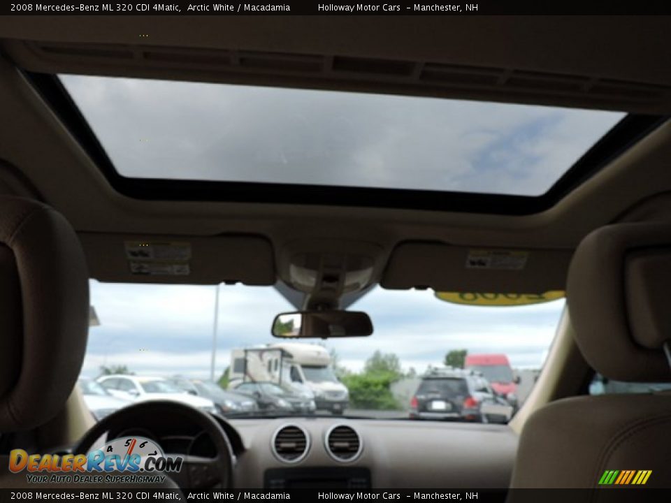 2008 Mercedes-Benz ML 320 CDI 4Matic Arctic White / Macadamia Photo #9