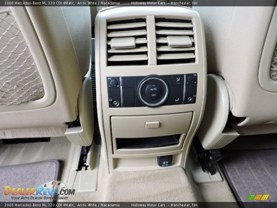 2008 Mercedes-Benz ML 320 CDI 4Matic Arctic White / Macadamia Photo #10