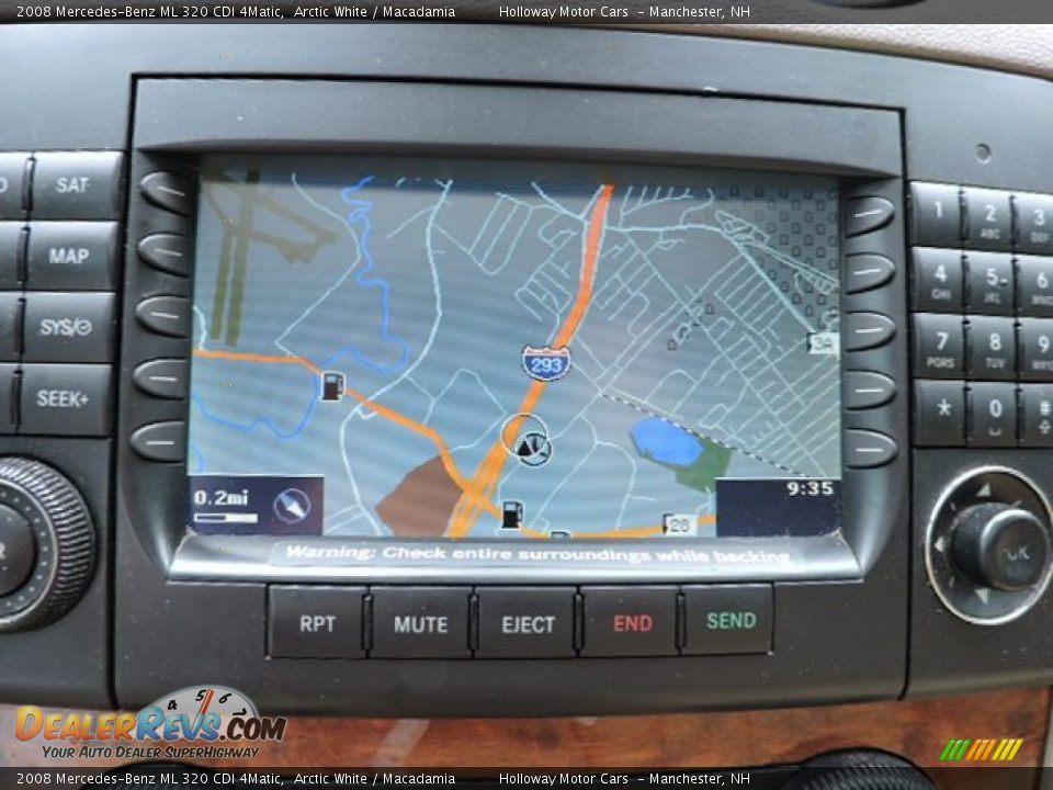 2008 Mercedes-Benz ML 320 CDI 4Matic Arctic White / Macadamia Photo #13