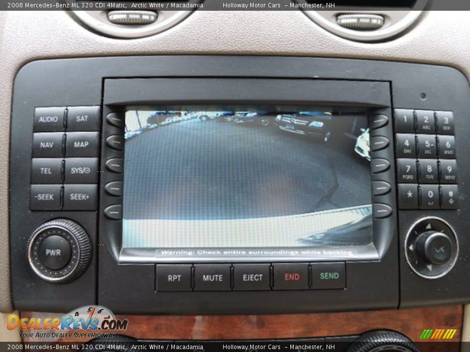 2008 Mercedes-Benz ML 320 CDI 4Matic Arctic White / Macadamia Photo #14