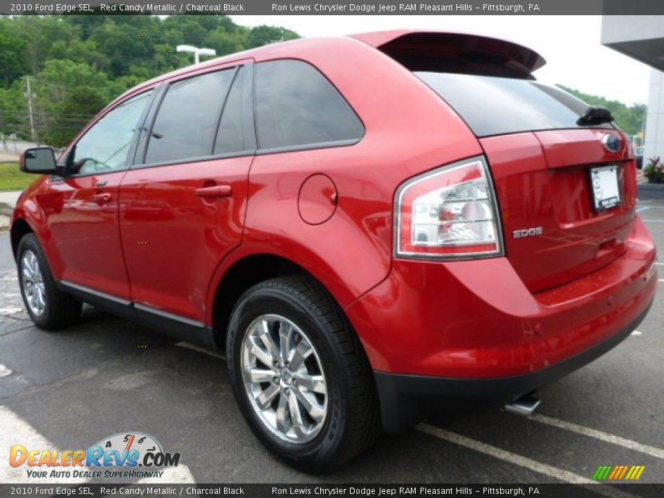 2010 Ford Edge SEL Red Candy Metallic / Charcoal Black Photo #2