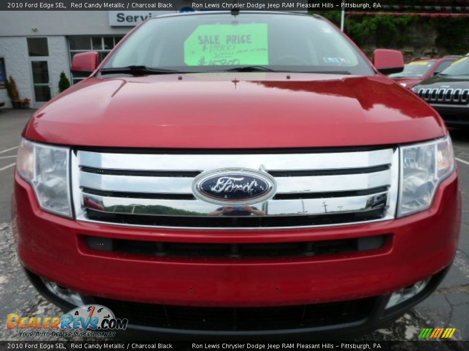 2010 Ford Edge SEL Red Candy Metallic / Charcoal Black Photo #8