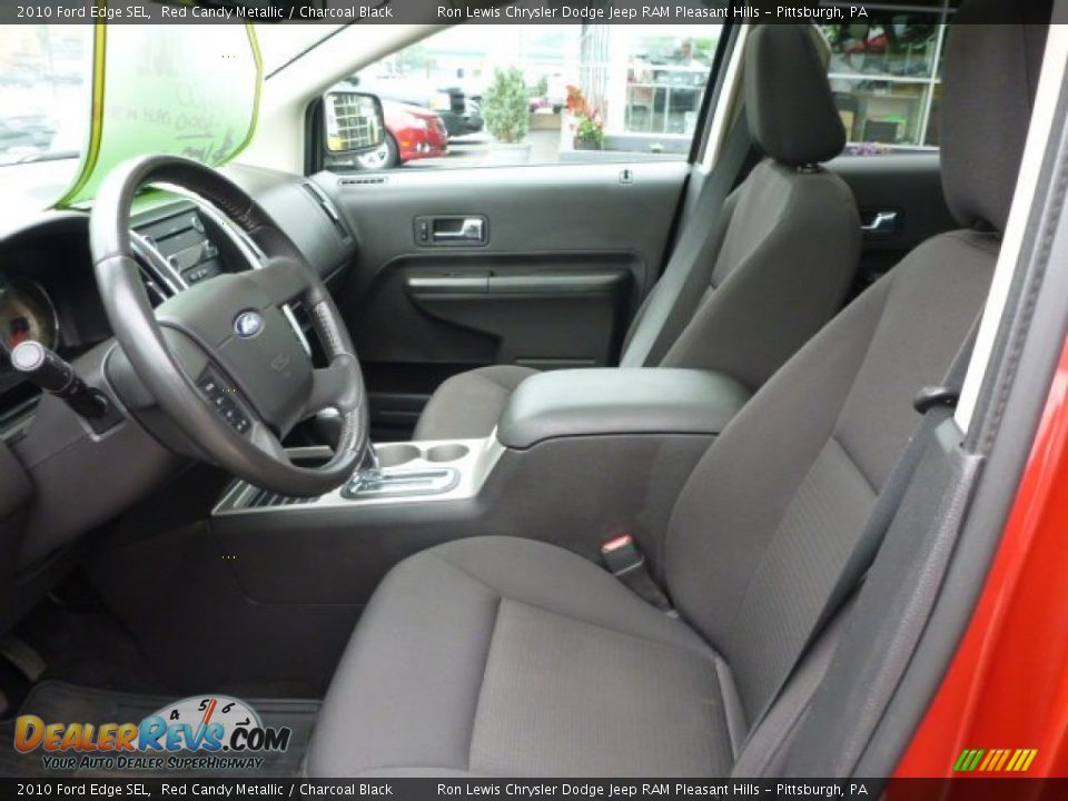 2010 Ford Edge SEL Red Candy Metallic / Charcoal Black Photo #10