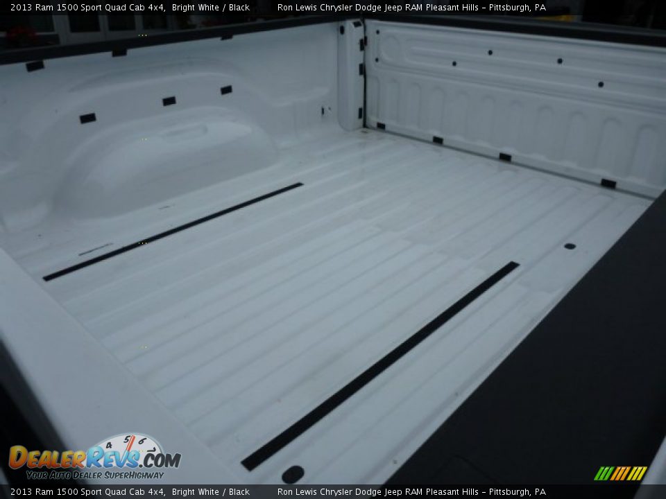 2013 Ram 1500 Sport Quad Cab 4x4 Bright White / Black Photo #12