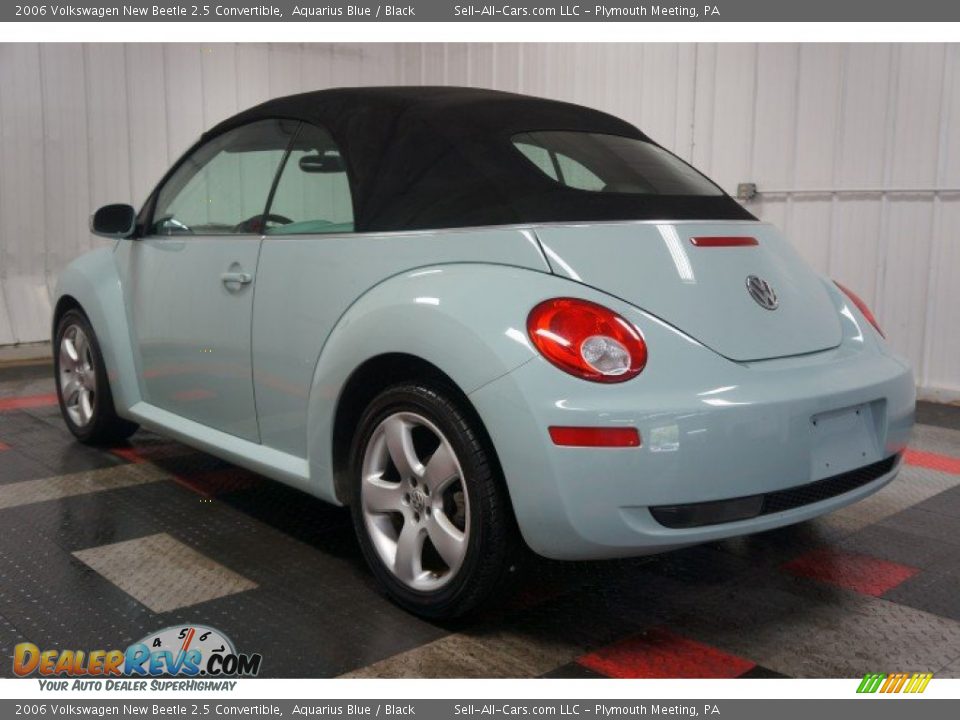 2006 Volkswagen New Beetle 2.5 Convertible Aquarius Blue / Black Photo #15