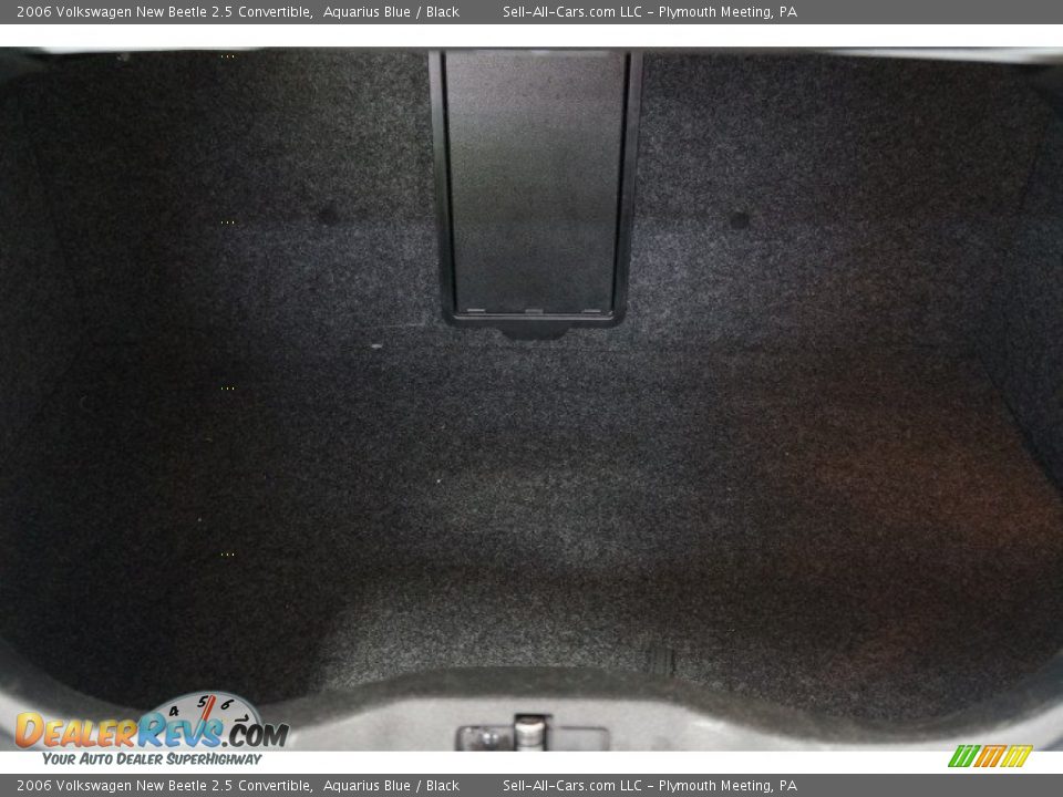 2006 Volkswagen New Beetle 2.5 Convertible Aquarius Blue / Black Photo #31