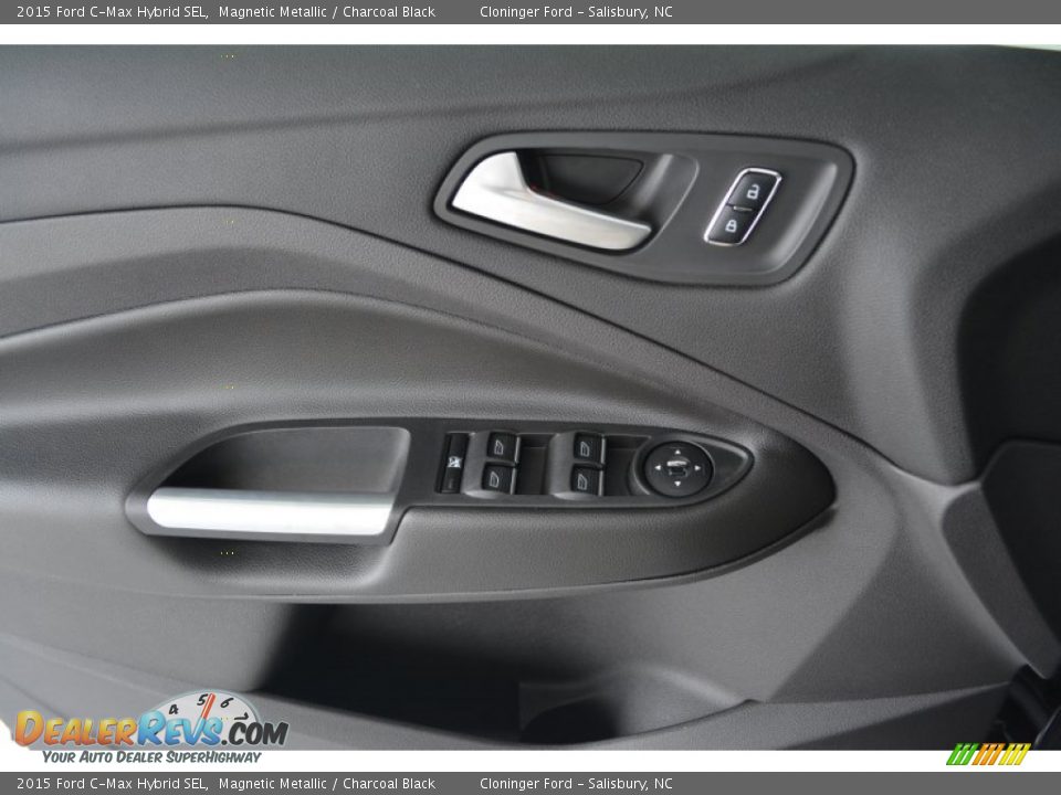 2015 Ford C-Max Hybrid SEL Magnetic Metallic / Charcoal Black Photo #6