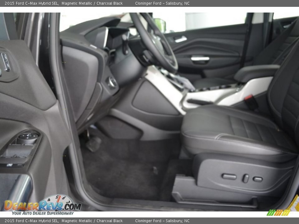 2015 Ford C-Max Hybrid SEL Magnetic Metallic / Charcoal Black Photo #7