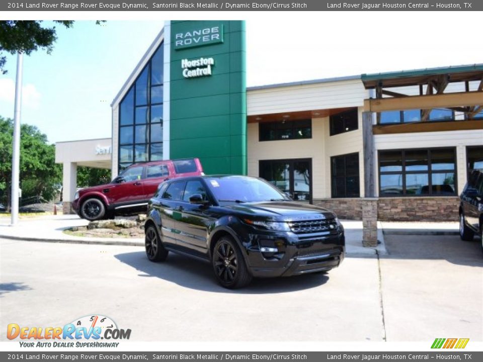 2014 Land Rover Range Rover Evoque Dynamic Santorini Black Metallic / Dynamic Ebony/Cirrus Stitch Photo #1