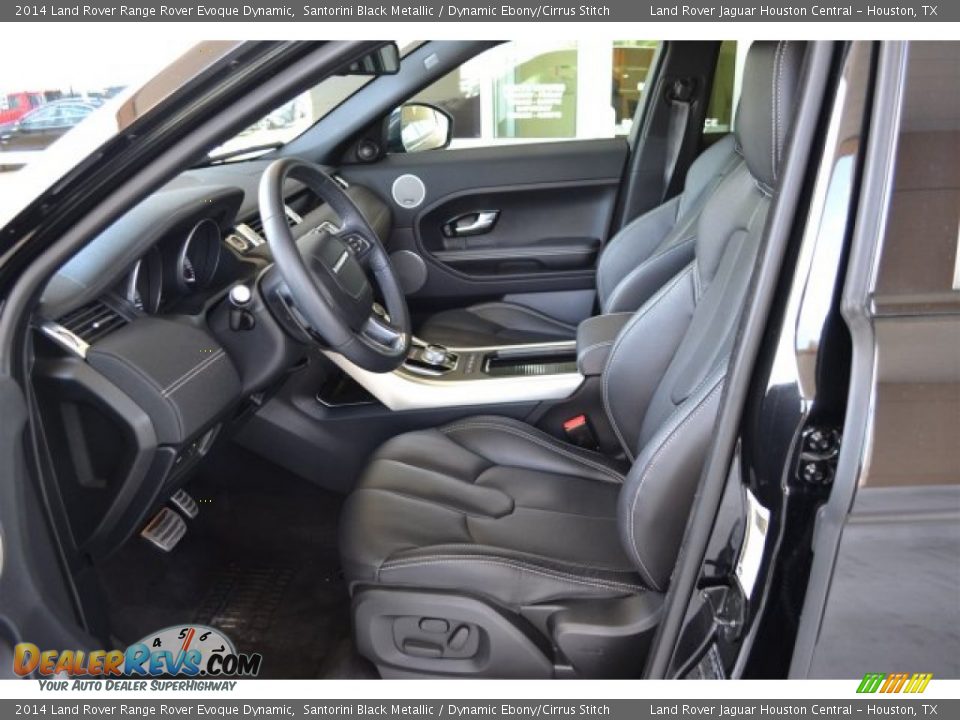 2014 Land Rover Range Rover Evoque Dynamic Santorini Black Metallic / Dynamic Ebony/Cirrus Stitch Photo #2