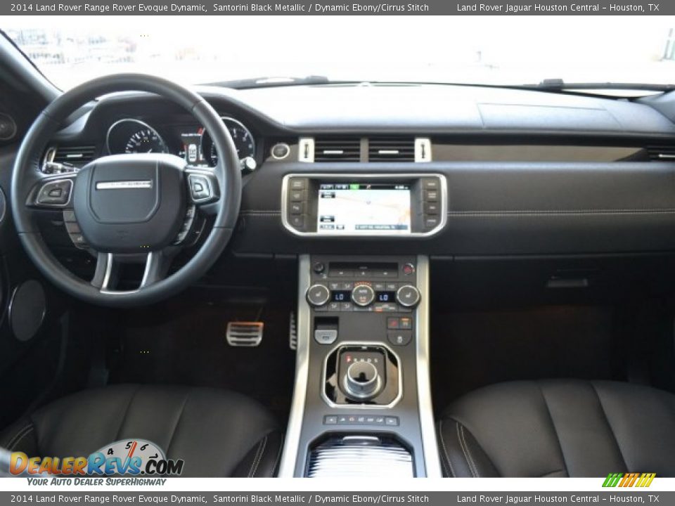 2014 Land Rover Range Rover Evoque Dynamic Santorini Black Metallic / Dynamic Ebony/Cirrus Stitch Photo #3