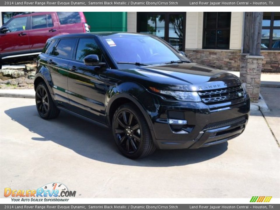 2014 Land Rover Range Rover Evoque Dynamic Santorini Black Metallic / Dynamic Ebony/Cirrus Stitch Photo #5