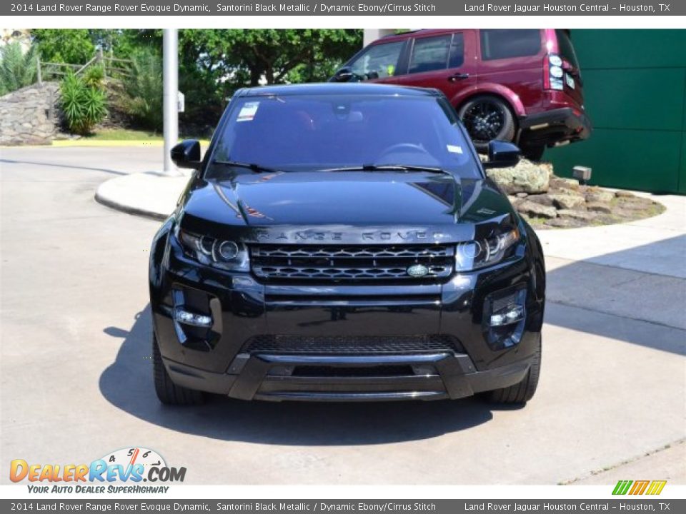 2014 Land Rover Range Rover Evoque Dynamic Santorini Black Metallic / Dynamic Ebony/Cirrus Stitch Photo #6