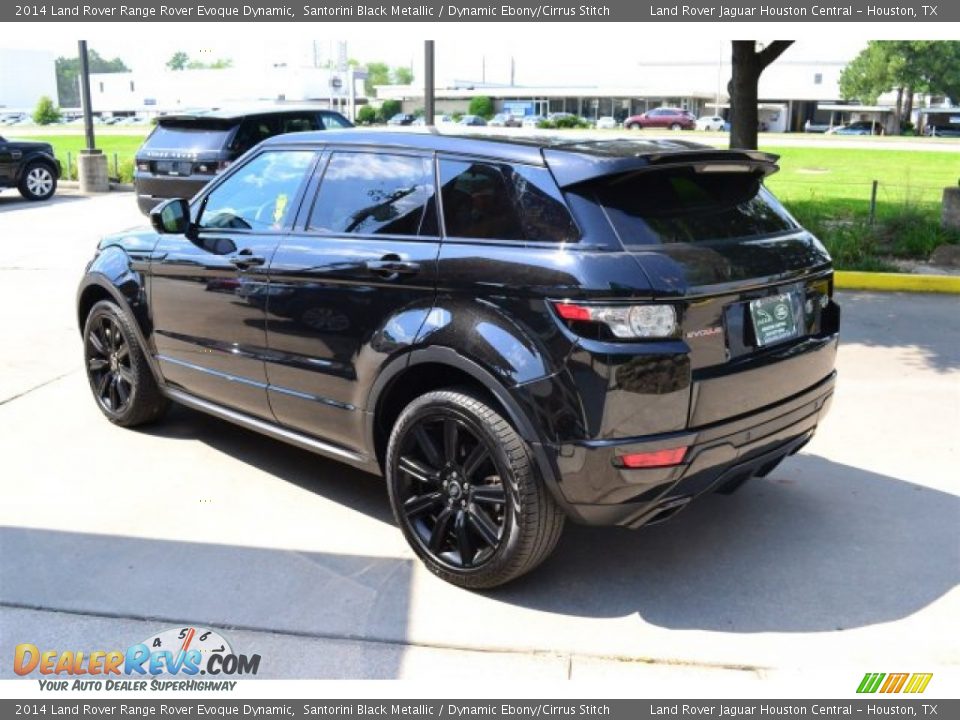 2014 Land Rover Range Rover Evoque Dynamic Santorini Black Metallic / Dynamic Ebony/Cirrus Stitch Photo #9