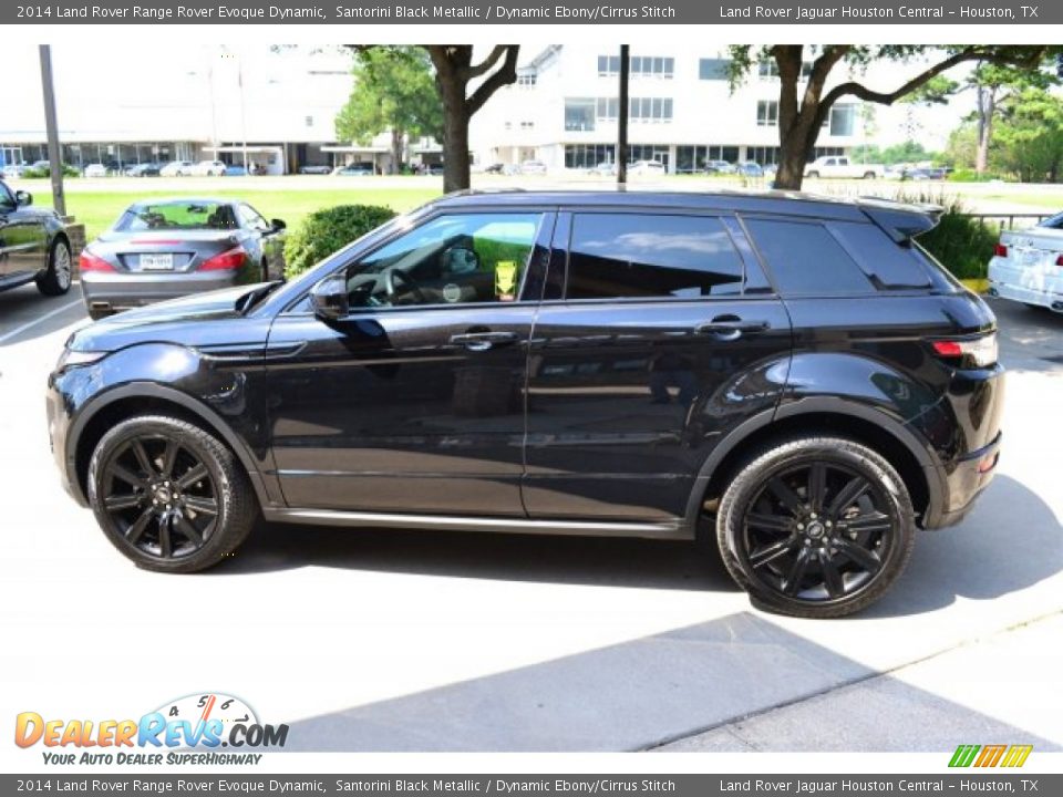 2014 Land Rover Range Rover Evoque Dynamic Santorini Black Metallic / Dynamic Ebony/Cirrus Stitch Photo #10