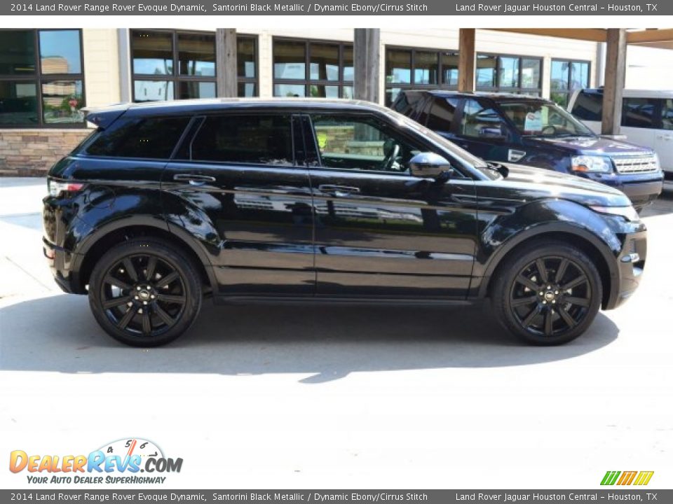 2014 Land Rover Range Rover Evoque Dynamic Santorini Black Metallic / Dynamic Ebony/Cirrus Stitch Photo #13