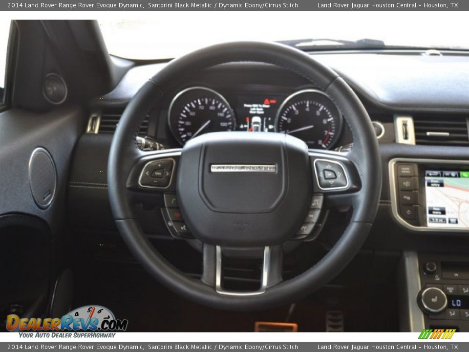 2014 Land Rover Range Rover Evoque Dynamic Santorini Black Metallic / Dynamic Ebony/Cirrus Stitch Photo #14