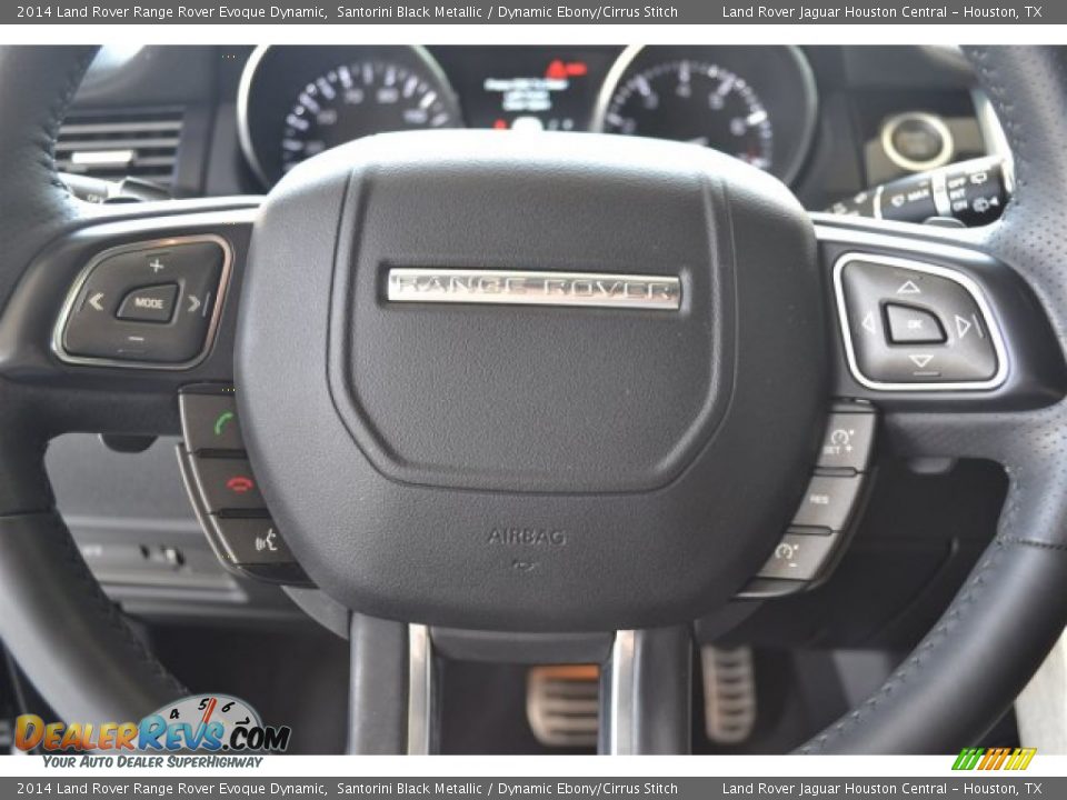 2014 Land Rover Range Rover Evoque Dynamic Santorini Black Metallic / Dynamic Ebony/Cirrus Stitch Photo #15