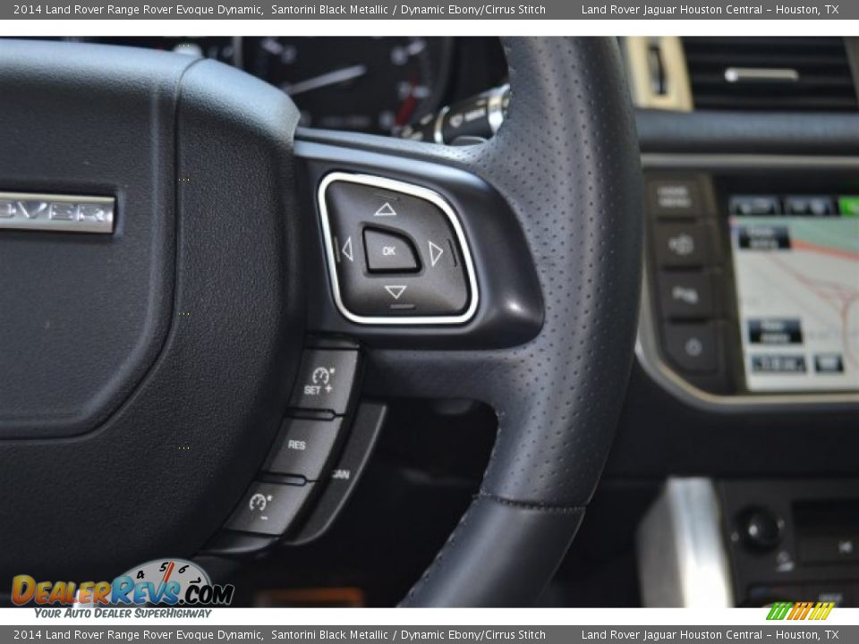 2014 Land Rover Range Rover Evoque Dynamic Santorini Black Metallic / Dynamic Ebony/Cirrus Stitch Photo #17