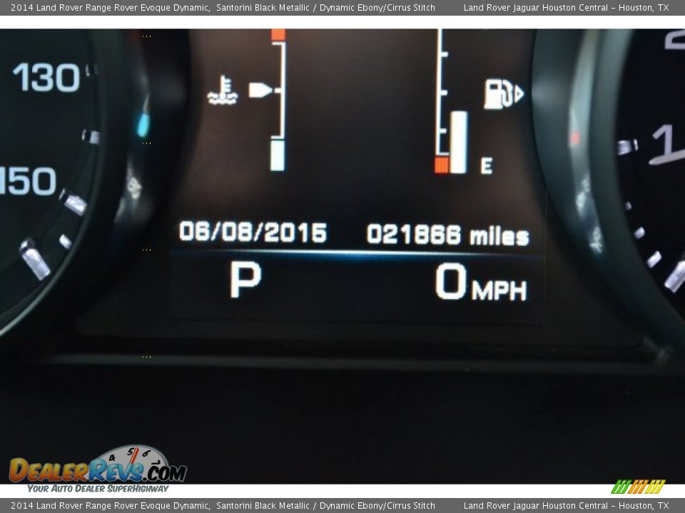 2014 Land Rover Range Rover Evoque Dynamic Santorini Black Metallic / Dynamic Ebony/Cirrus Stitch Photo #19