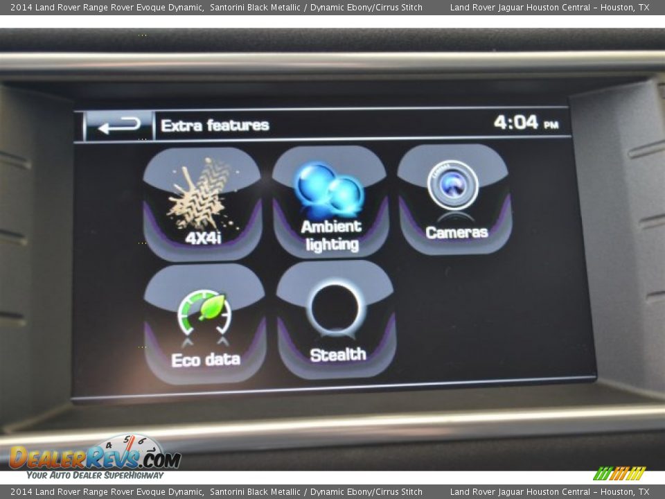 2014 Land Rover Range Rover Evoque Dynamic Santorini Black Metallic / Dynamic Ebony/Cirrus Stitch Photo #22