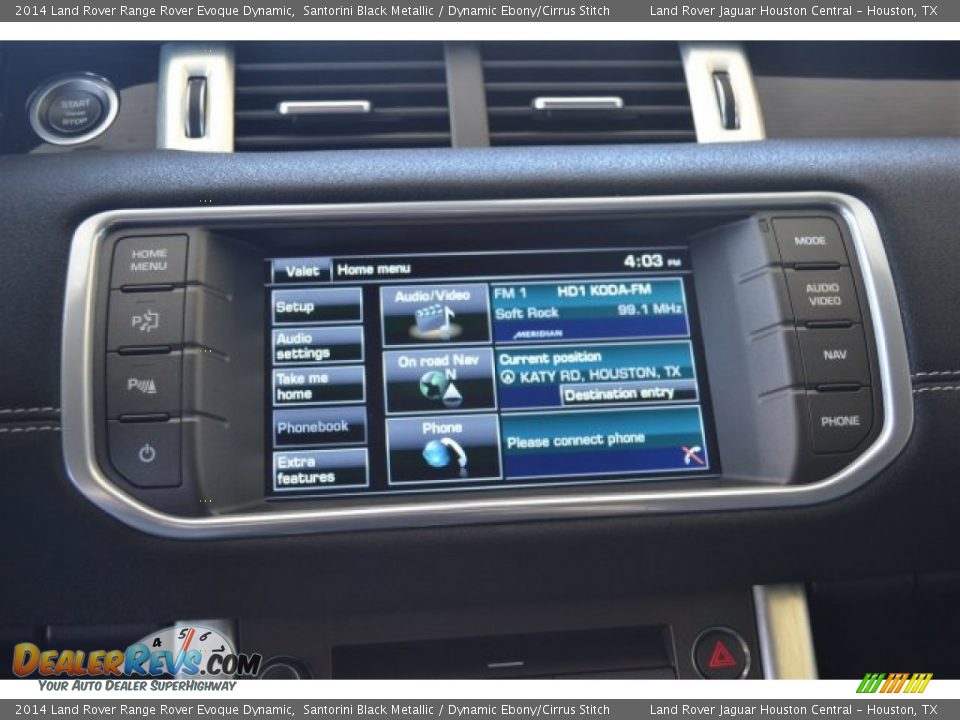 2014 Land Rover Range Rover Evoque Dynamic Santorini Black Metallic / Dynamic Ebony/Cirrus Stitch Photo #24