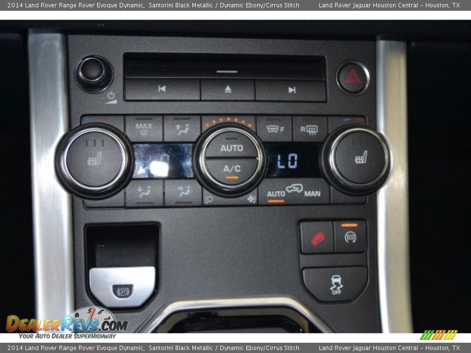2014 Land Rover Range Rover Evoque Dynamic Santorini Black Metallic / Dynamic Ebony/Cirrus Stitch Photo #36