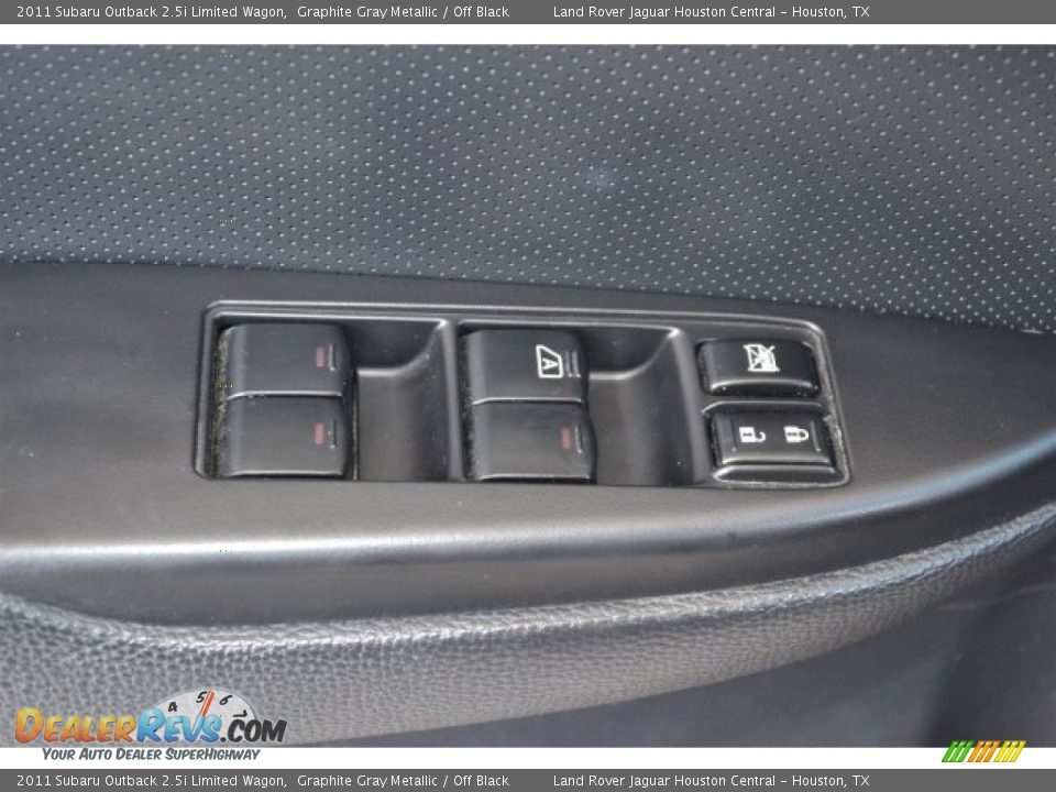 2011 Subaru Outback 2.5i Limited Wagon Graphite Gray Metallic / Off Black Photo #25