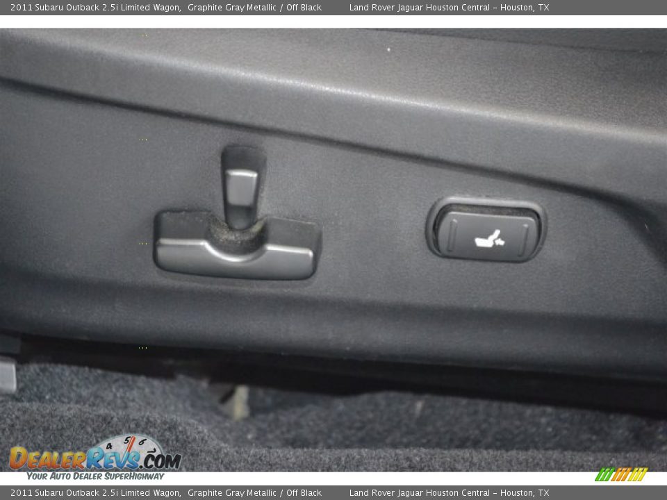 2011 Subaru Outback 2.5i Limited Wagon Graphite Gray Metallic / Off Black Photo #27