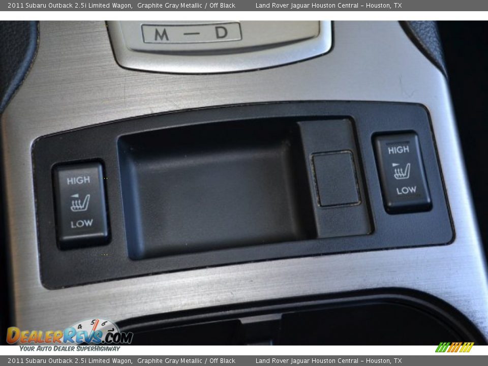 2011 Subaru Outback 2.5i Limited Wagon Graphite Gray Metallic / Off Black Photo #29