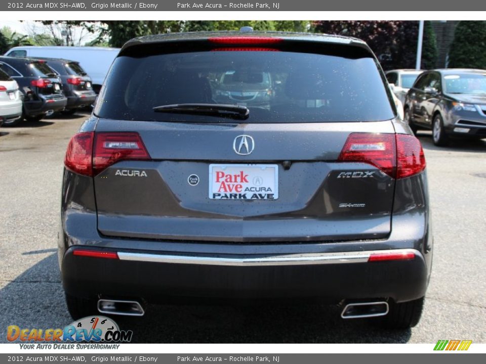 2012 Acura MDX SH-AWD Grigio Metallic / Ebony Photo #4