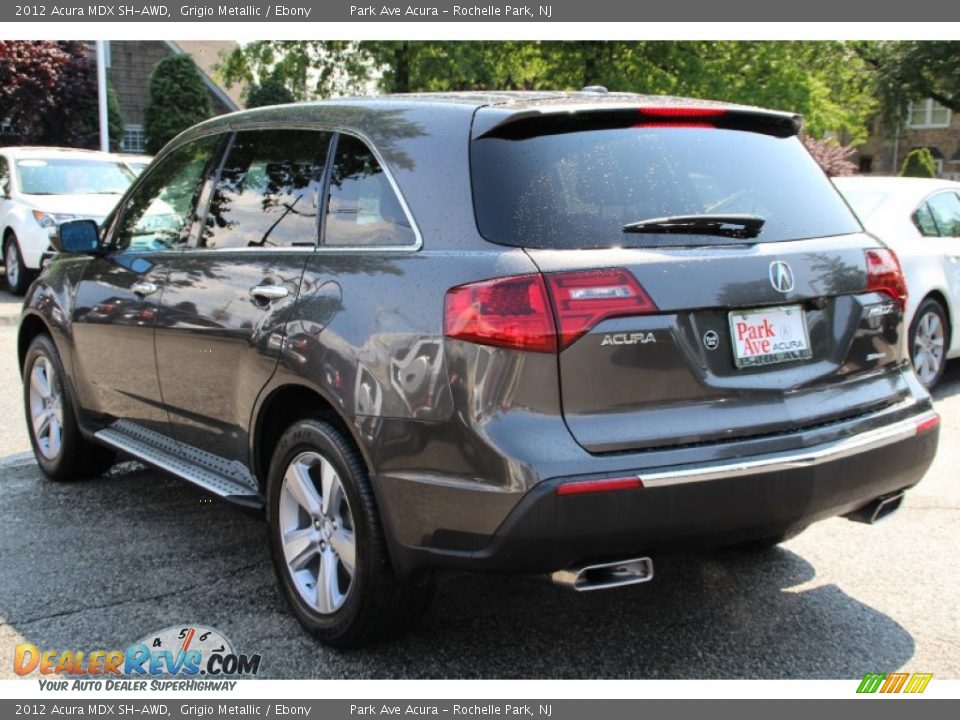 2012 Acura MDX SH-AWD Grigio Metallic / Ebony Photo #5