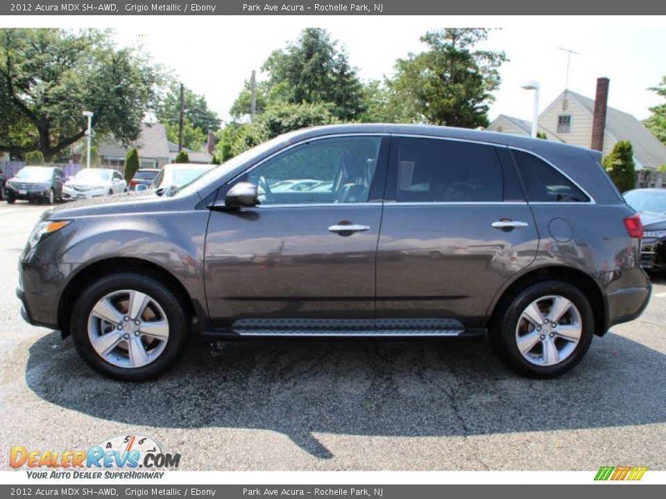 2012 Acura MDX SH-AWD Grigio Metallic / Ebony Photo #6