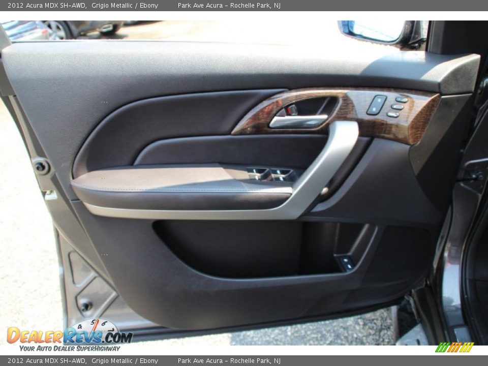 2012 Acura MDX SH-AWD Grigio Metallic / Ebony Photo #9