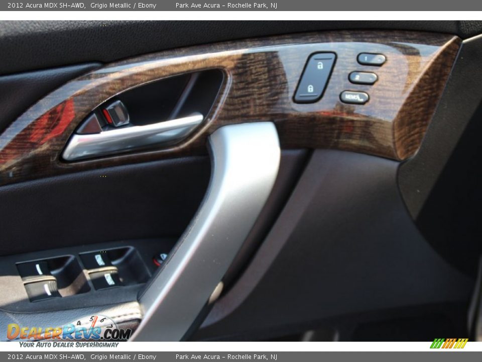 2012 Acura MDX SH-AWD Grigio Metallic / Ebony Photo #10